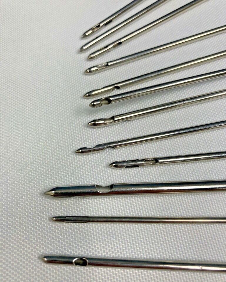 VARIOUS  Assorted Gauge & Length Tulip Liposuction Cannulas w/ Case — photo 3
