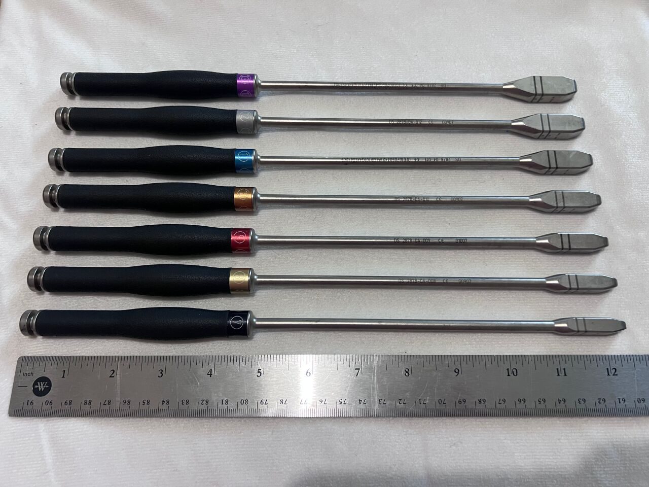 CONCORD  Set Of 7 Bullet Trials 7mm-13mm — photo 3