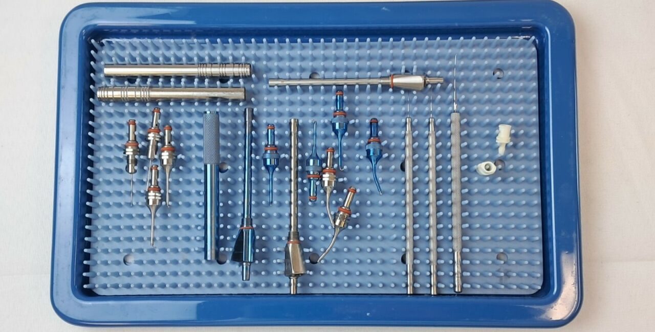 STORZ 21 Piece I/A Ophthalmic Set w/ Sterilization Case — photo 2