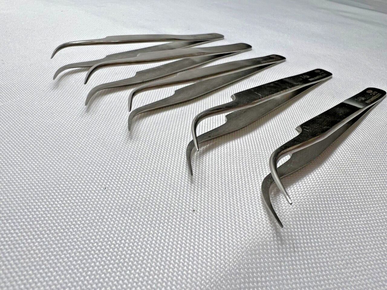 AVEN TOOLS 7-SA Technik Tweezers Curved Super Fine Points 4-1/2" — photo 2