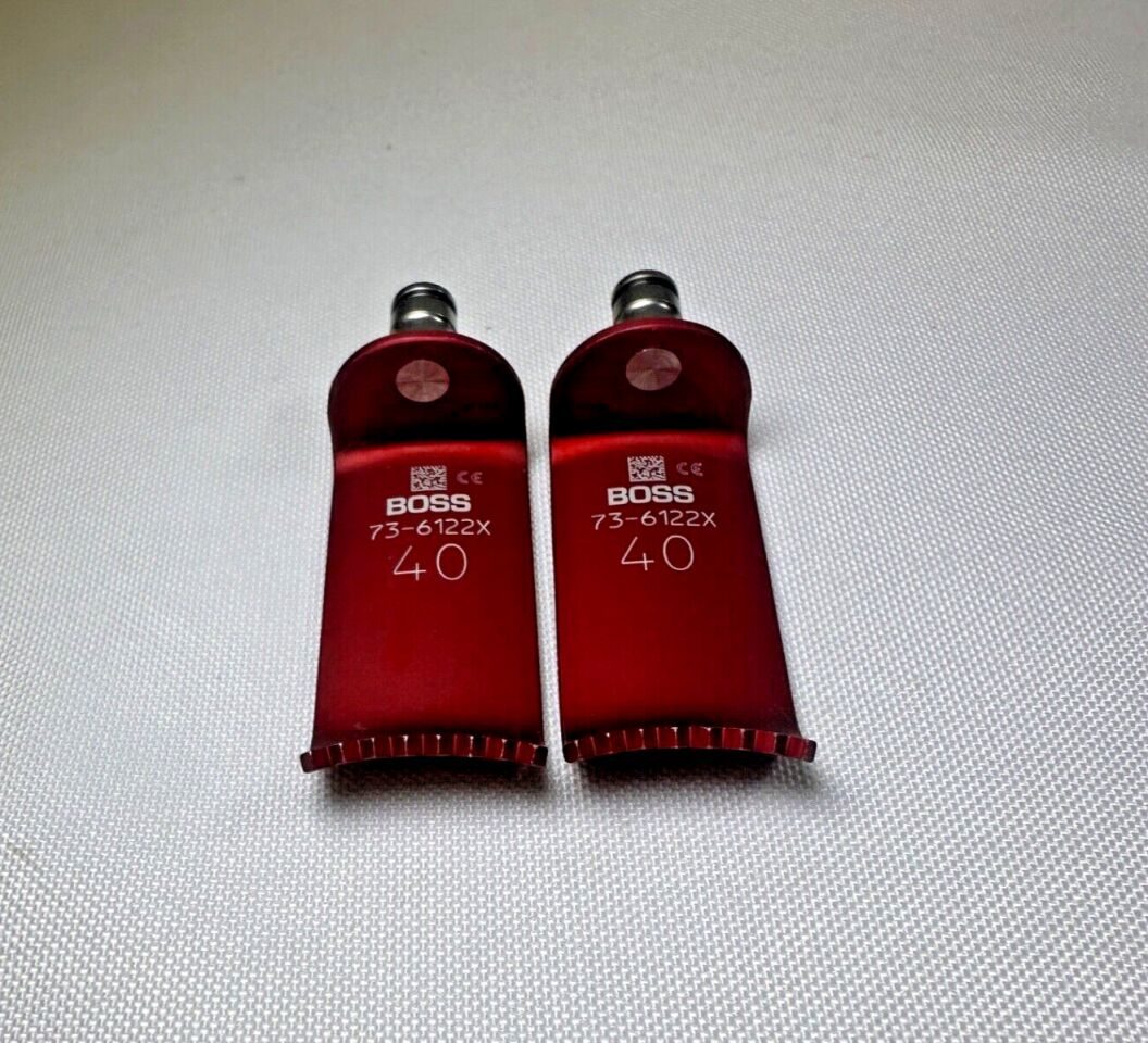 BOSS 73-6122x Image-Line Retractor Blade, Short, Red, 40mm SET OF 2 — photo 4