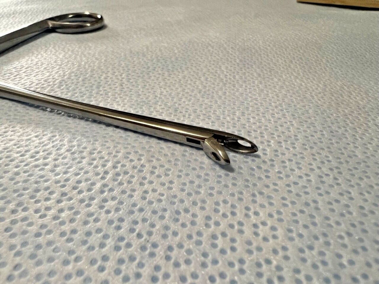 AESCULAP MA321R Well-Blakesley Fenestrated Nasal Forceps 4mm X 4.5" Size 1 ENT — photo 2