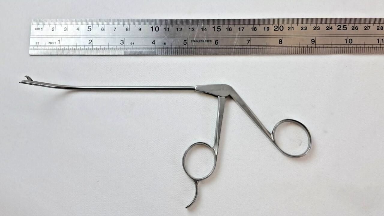 SHUTT-LINVATEC Shutt Linvatec 1.1412 Master B-Scoop Forceps 3.4mm 45 Deg Left Arthroscopy Punch — photo 6