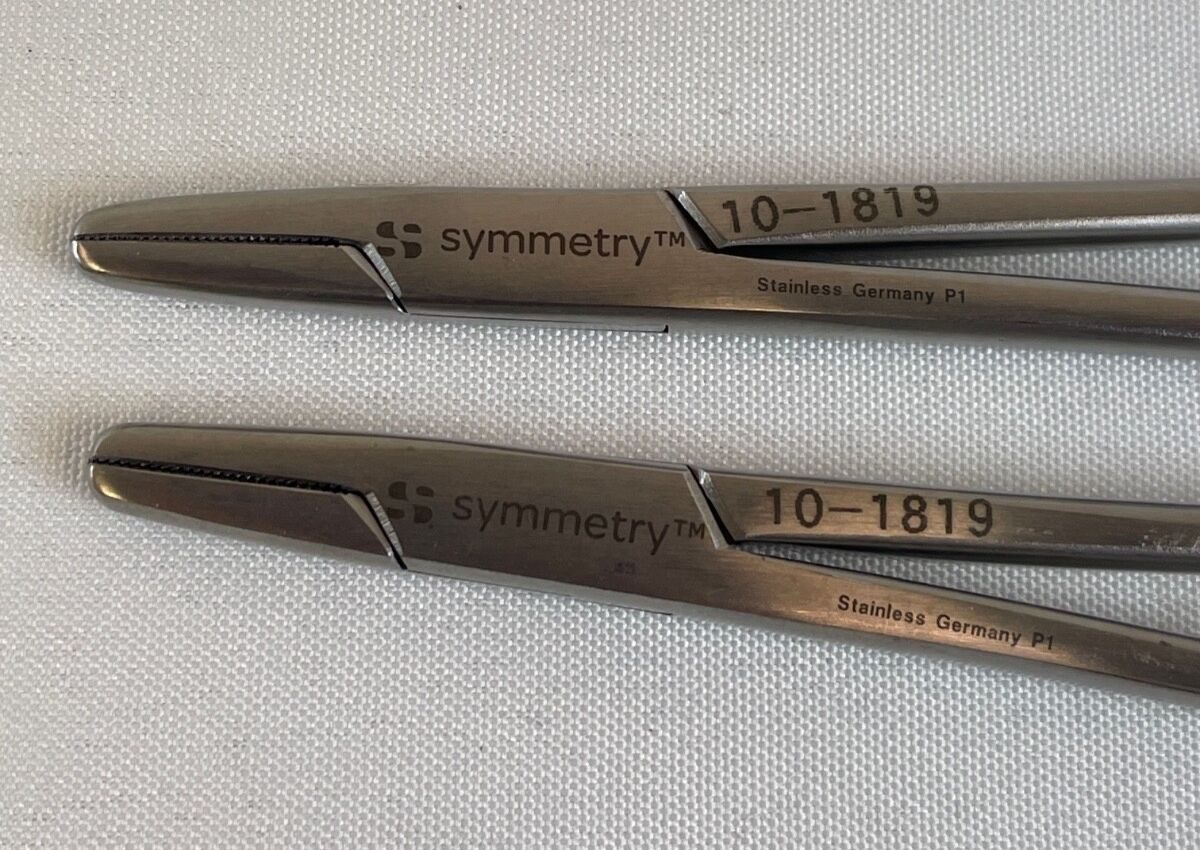 SYMMETRY 10-1819 Mayo Hegar Needle Holders 7" Stubby Jaw General Surgery Pair of 2 — photo 2