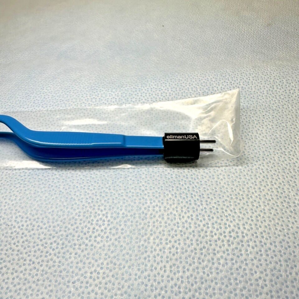 ELLMAN J7D 110-320-10 DN Gerald Bayonet Bipolar Forceps Down Angled 1.0mm x 7.25" — photo 4