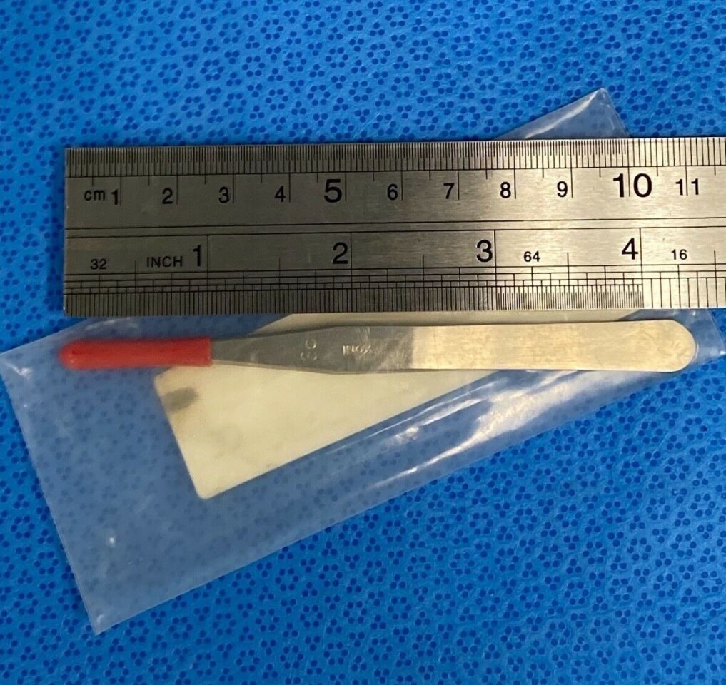 KATENA K5-6520 Jewelers Forcep #3-C Straight Delicate — photo 5