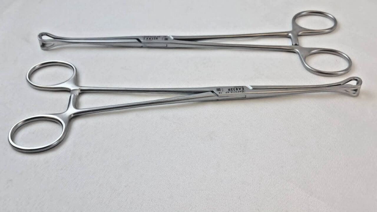 AESCULAP EA032R Babcock Intestinal Tissue Grasping Forceps 8.5" — photo 3