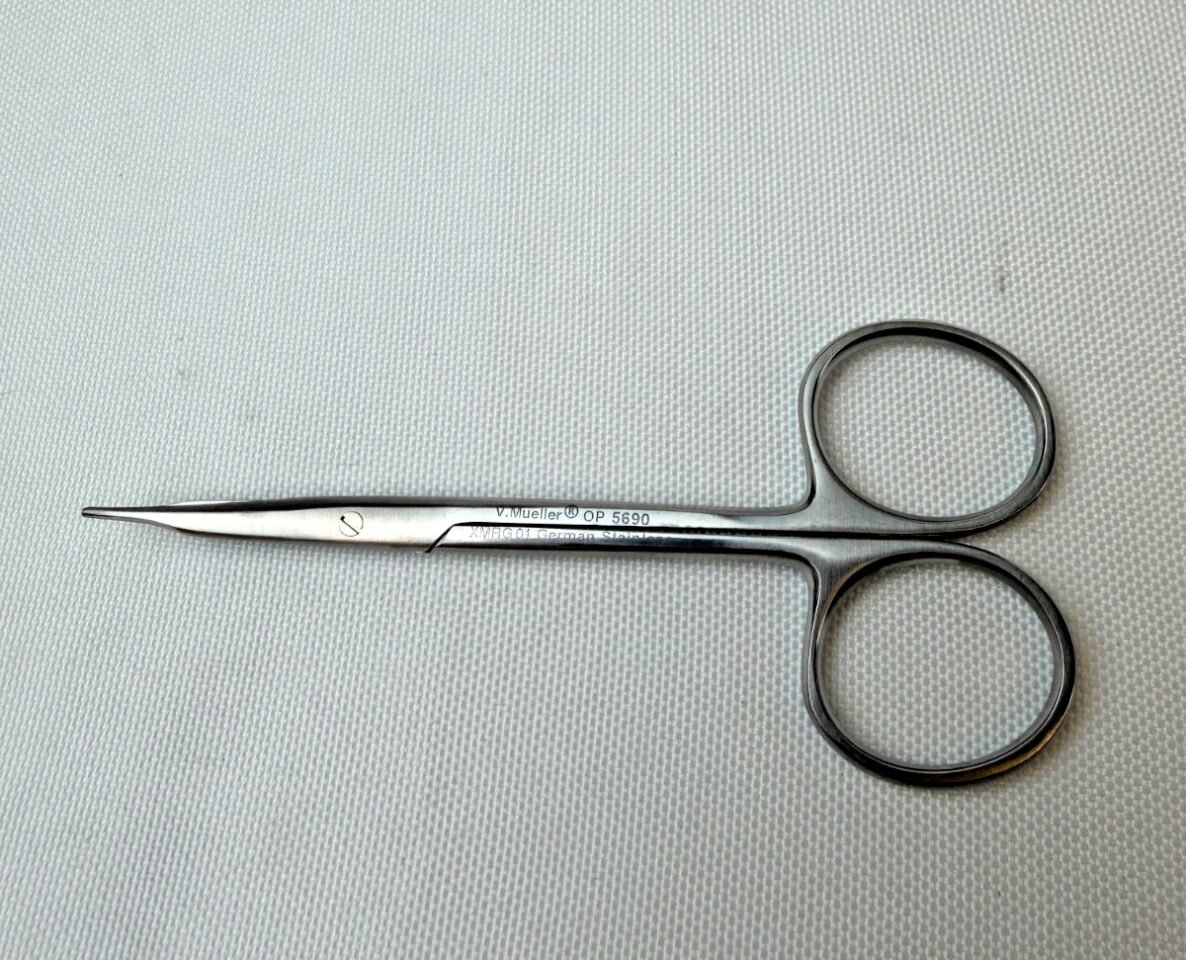 V. MUELLER OP5690 Tenotomy Scissors Curved Blunt Tip — photo 1