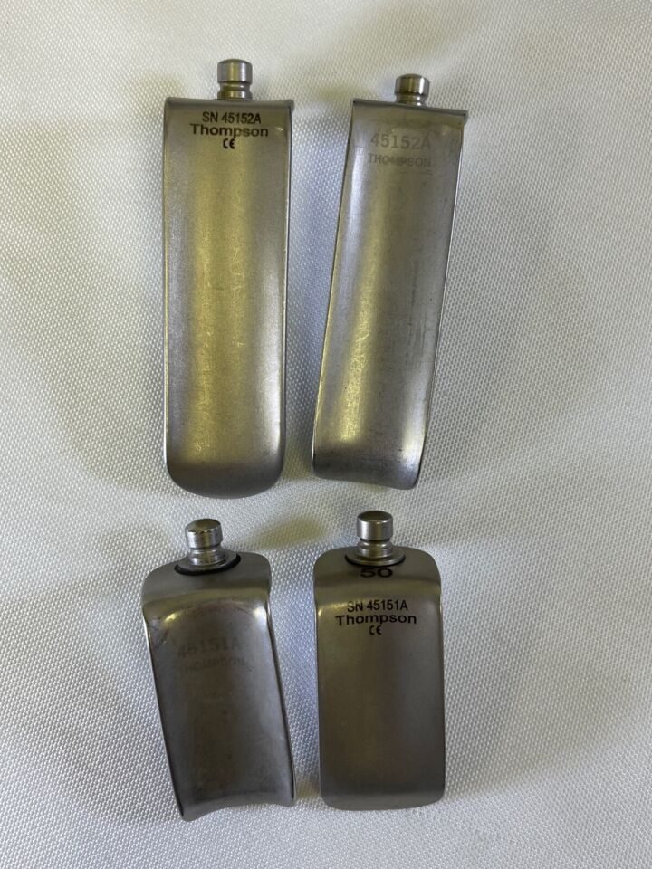 THOMPSON SURGICAL Various Cervical Retractor Blades Set w/ Case — photo 8