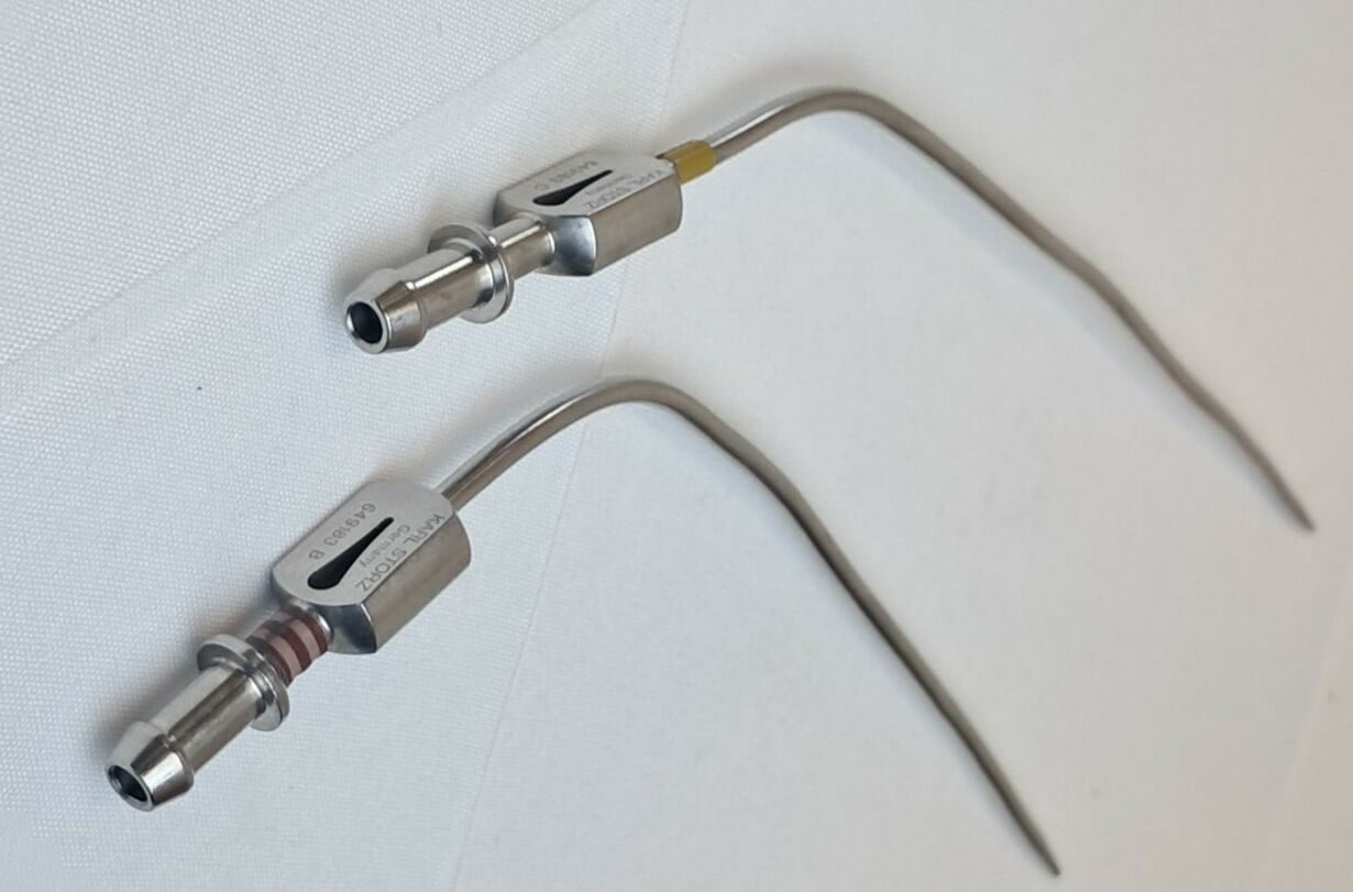 KARL STORZ 649183 B & 649183 C Suction & Irrigation Tube Curved ENT 2 PC Set — photo 4