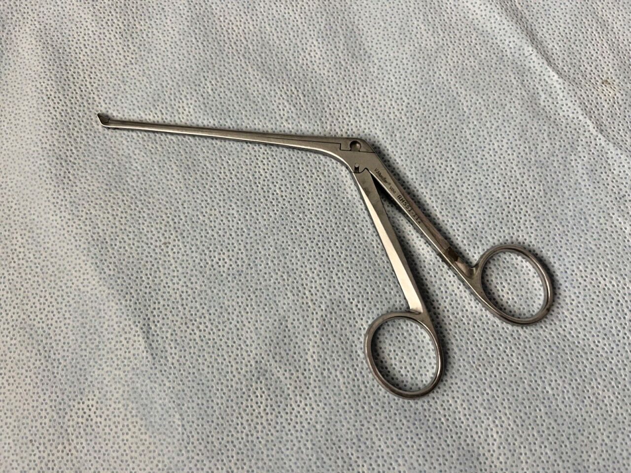 V. MUELLER RH551-112 Blakesley-Weil Forceps 45deg Up X 5mm X 2.5mm Fenestrated Cup