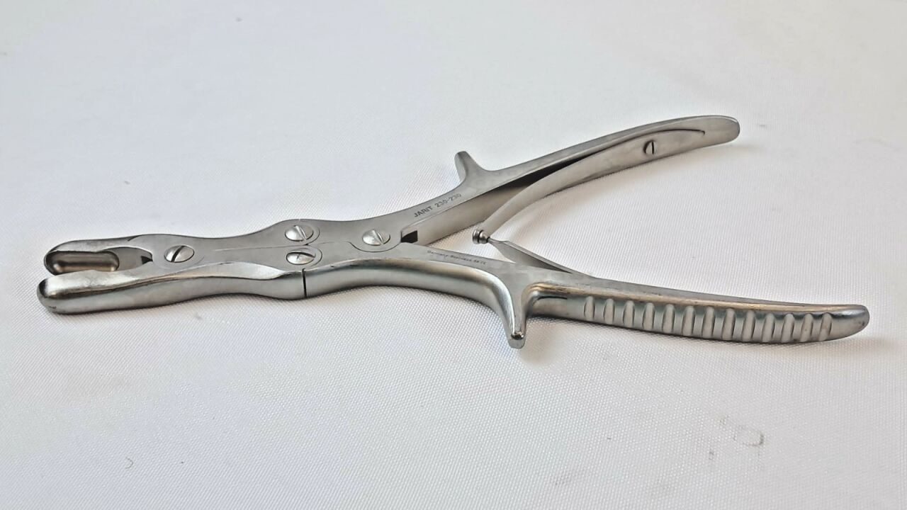 JARIT 230-230 Stille Luer Rongeur 10mm Bite, Straight, 8-3/4"