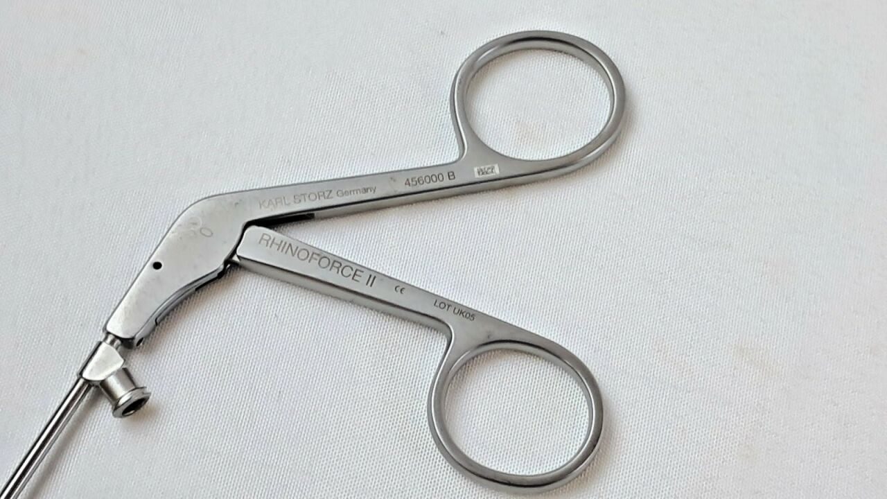 KARL STORZ 456000B Rhinoforce II Blakesley Nasal Forceps Size 0 Straight 13cm — photo 3
