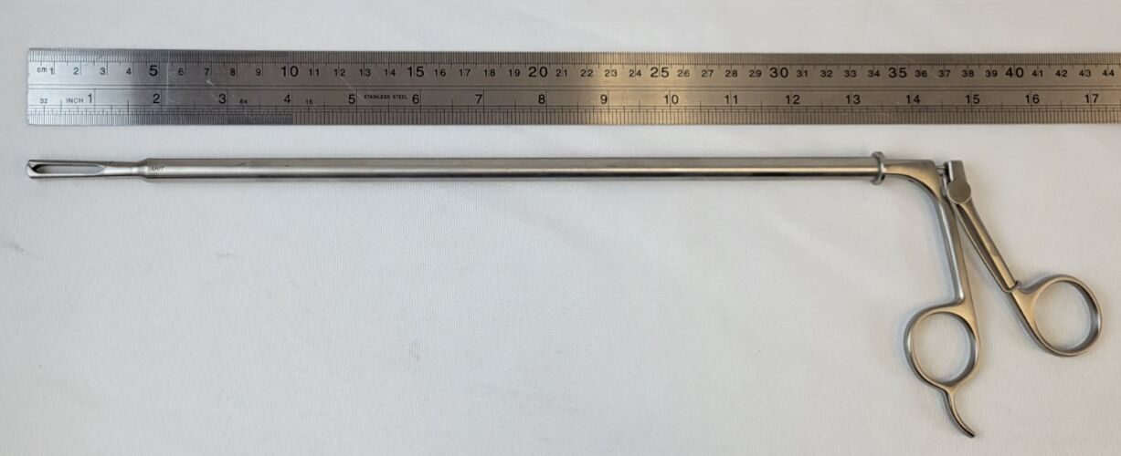 JARIT 600-135 Claw Grasping Forceps, Spring Loaded, 2x3 Teeth, Laparoscopy — photo 8