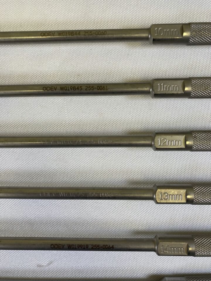 ODEV 7mm - 14mm Trial Sizers Impactor Depth Gauge Mallet 15 Piece Trial Sizers Set w/ Extras — photo 3