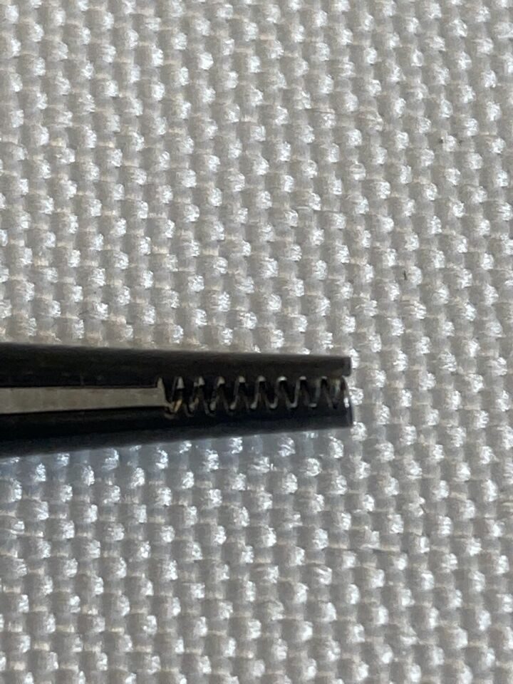 WECK PILLING 468180 Blackened Toothed Tissue Forcep 6" — photo 6