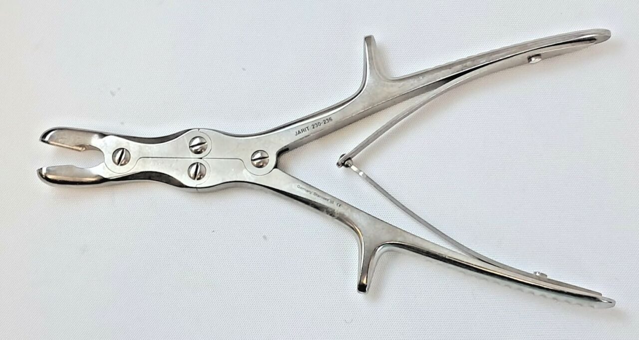 JARIT 230-236 Stille-Luer Rongeur 10" Curved 10mm Double Action — photo 1