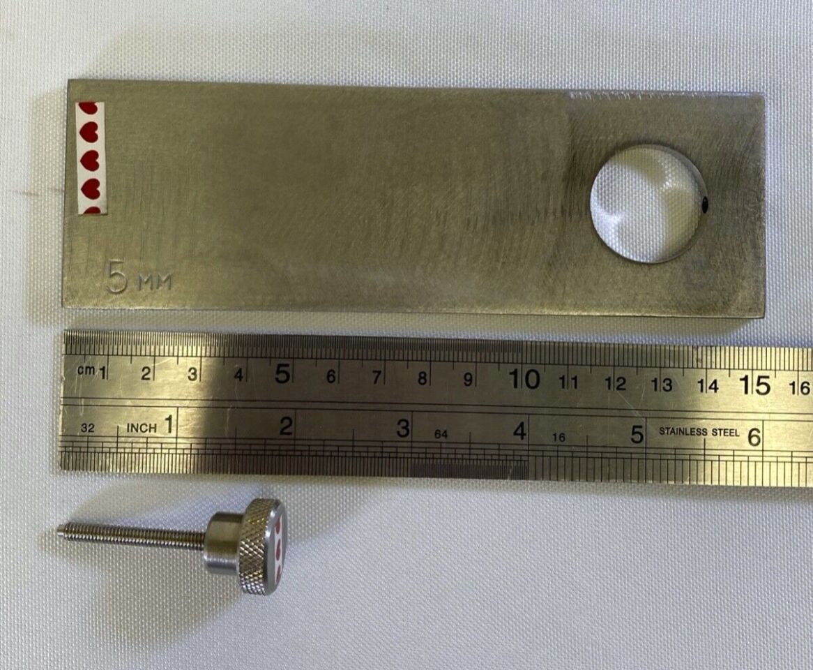 Bone Cutting Jig 5mm Thumbscrew w/ Sterilization Case — photo 8