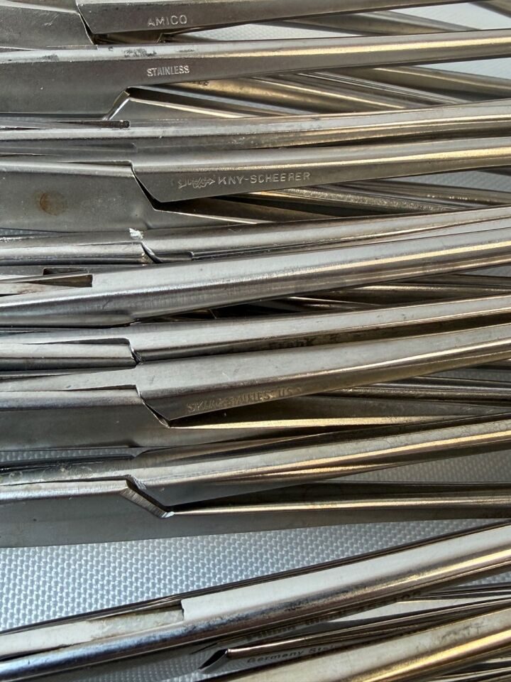 JARIT Foerster Sponge Forceps 7" & 9.5" Lot of 56 w/ Stringer — photo 5