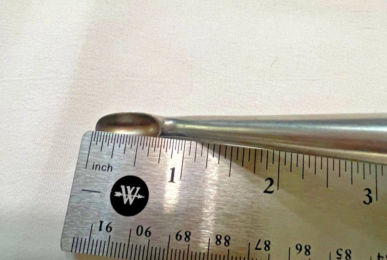 ZIMMER  Double-Handed Angled Bone Curette 3/8" X 6/8" Cup Size X 15" Length — photo 4