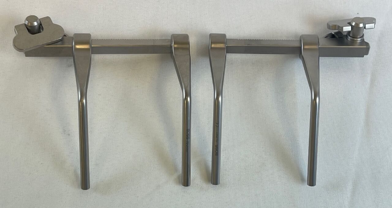 BOSS INSTRUMENTS 73-2587 & 73-2588 CVB Distractors Left & Right 100mm Rack x 70mm Max Opening — photo 4