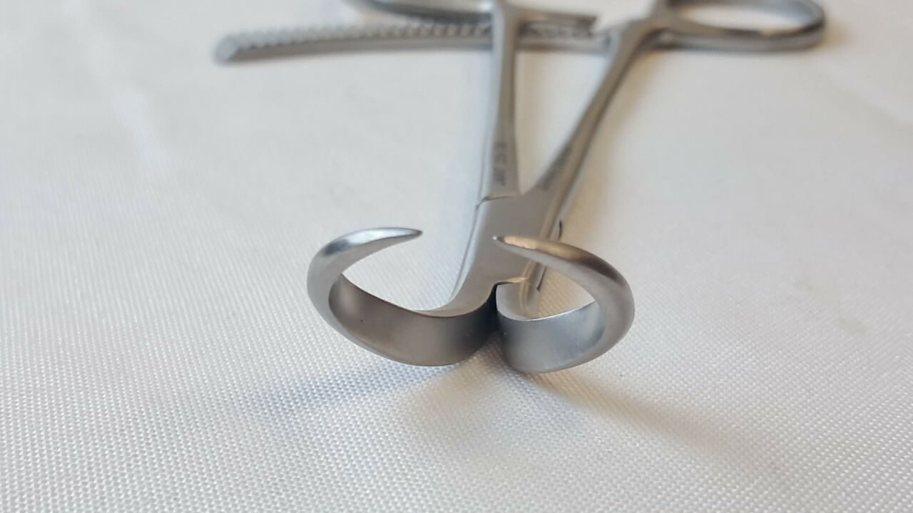 JARIT 225-139 Reduction Forceps Curved 6" Ratcheting Handle — photo 4