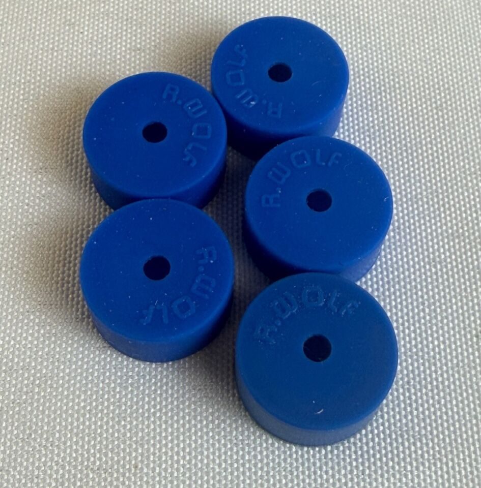 R. WOLF 89.02BL Blue Silicone Sealing Caps for Fittings 5.5mm or Less