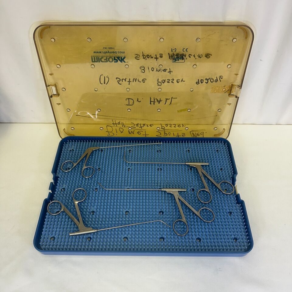 INTEGRA MicroFrance Mizuho Sinus Forcep Set 4 Piece Sinus Forcep Set w/ Case
