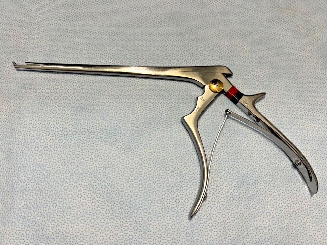 CODMAN  SYMMETRY 53-1518 Cervical Kerrison Rongeur 4mm X 40deg UpBite X 7" Neuro
