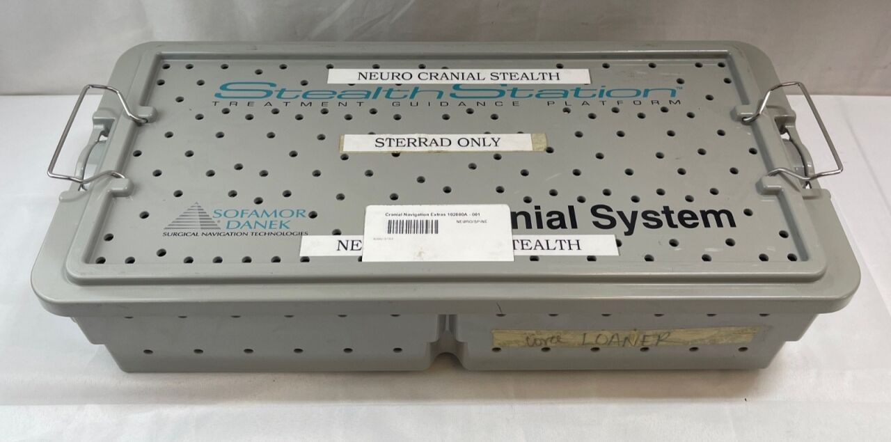 MEDTRONIC Various  Stealth Station Cranial Set w/ Sterilization Case — photo 10