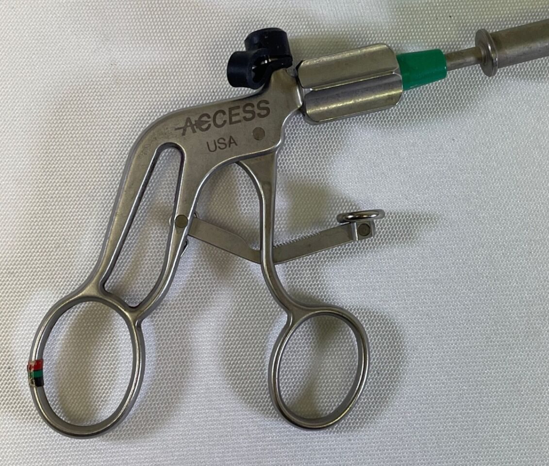 ACCESS SURGICAL 38-1003R 10mm x 38cm Ratcheting Babcock Grasper Forcep — photo 7