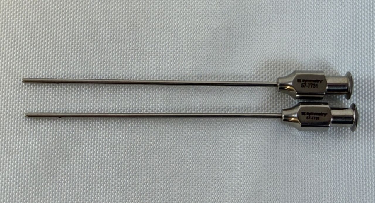 SYMMETRY 57-7731 17Ga x 3.5" Dual Hole & Luer Lock Ventricular Cone Needle Pair — photo 1