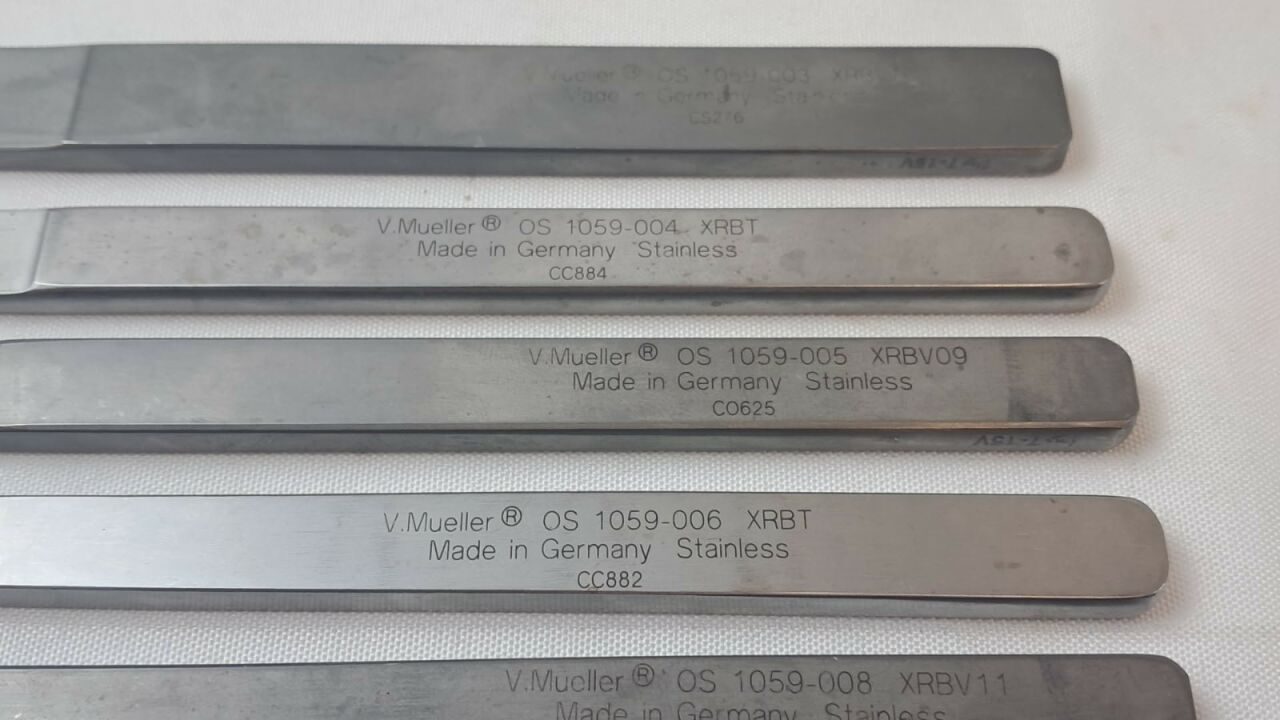 V. MUELLER Straight-Osteotome--2 5Pc. Straight Osteotome Set — photo 4