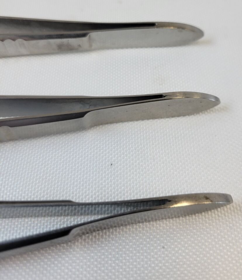 PADGETT P4187 Set of 3 Extra Fine Dressing Forceps, Straight, 5-5/8" — photo 3