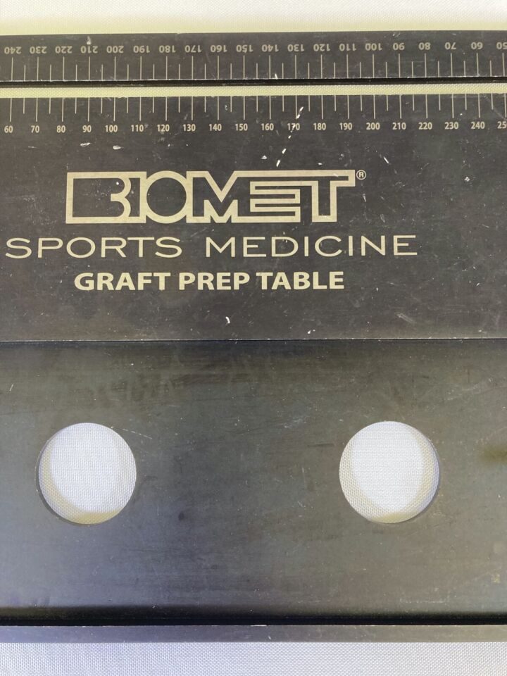 BIOMET Various Sports Medicine Graft Prep Table Arthroscopy — photo 4