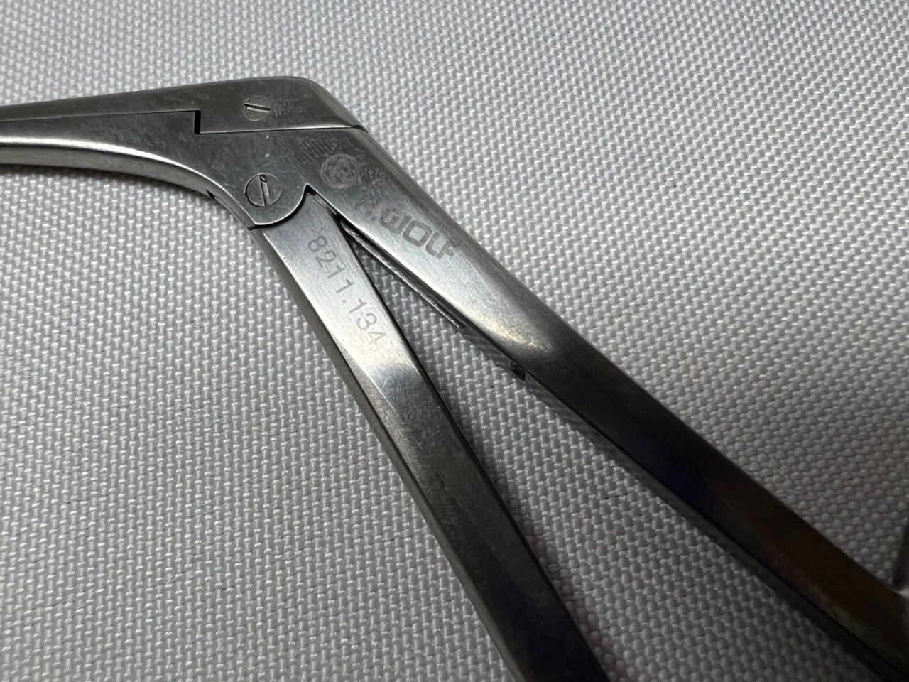 R. WOLF 8211.134 Weil-Blakesley Nasal Forceps 45deg — photo 2