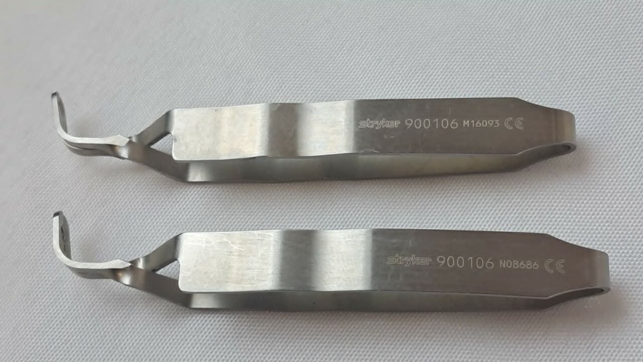 STRYKER 900106 Orthopedic Screw Holding Forceps 3.5", Lot of 2 — photo 3
