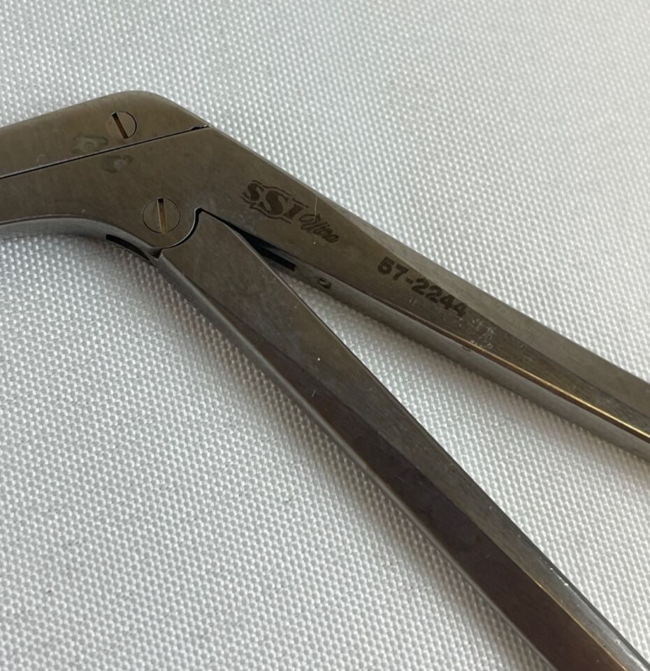 SSI ULTRA 57-2244 4mm x 10mm Up x 6" Spurling IVD Rongeur — photo 2