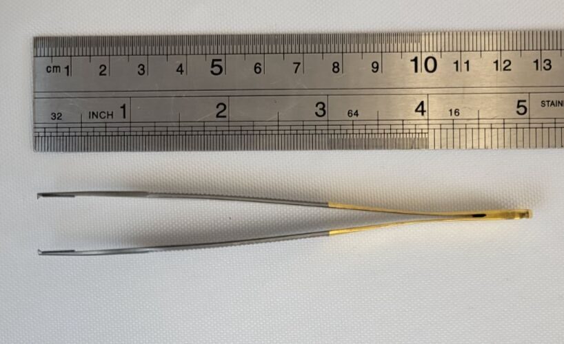 JARIT 122-500 Adson Carb-Bite Needle and Tissue Pulling Forceps Straight 4-7/8" — photo 8