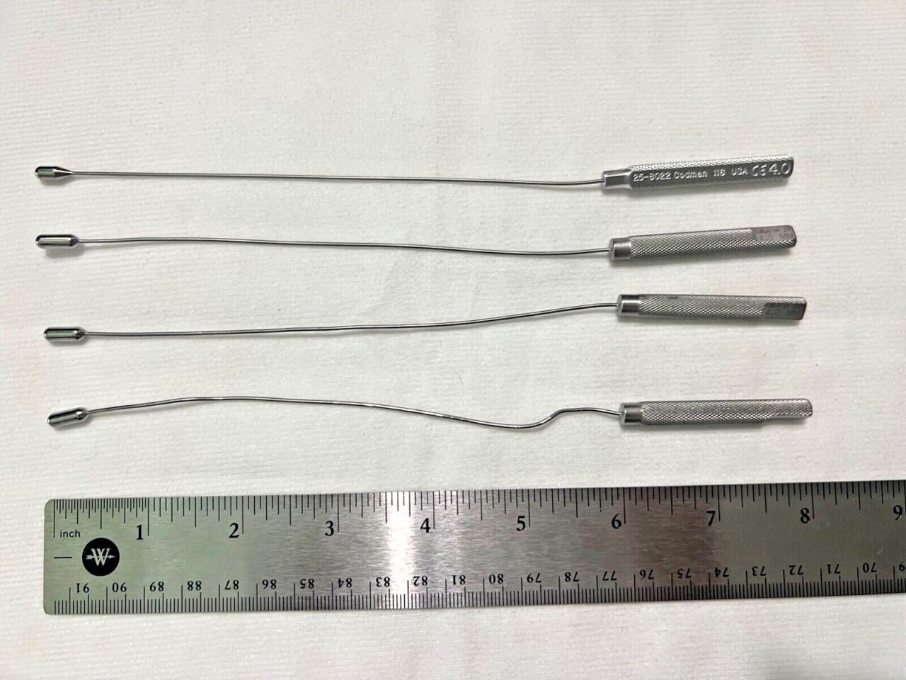 CODMAN 4.0mm DeBakey Vascular Dilators 8" Set of 4 DeBakey Vascular Dilators 4.0mm — photo 4