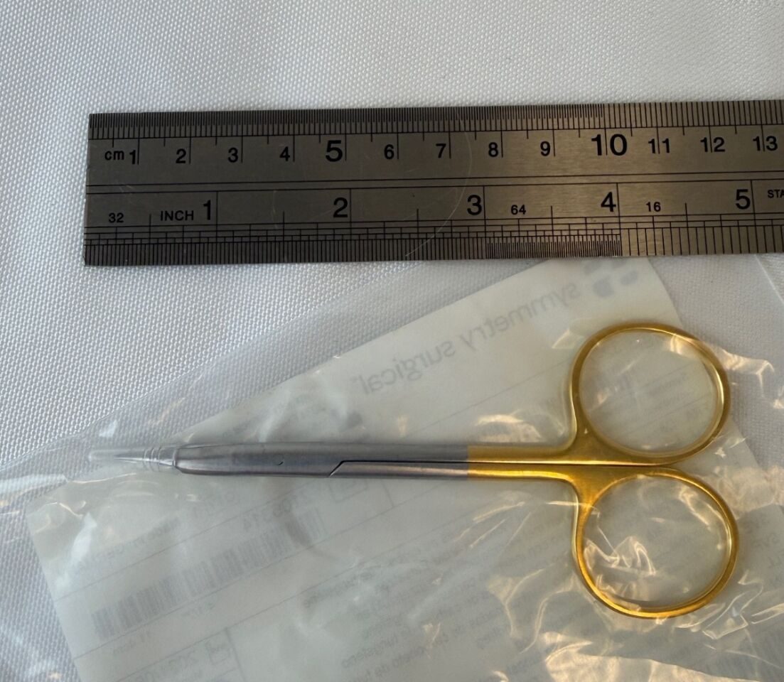SYMMETRY SURGICAL 32-709 Stevens Tenotomy Scissors Curved Tungsten Blades 4.5" — photo 4