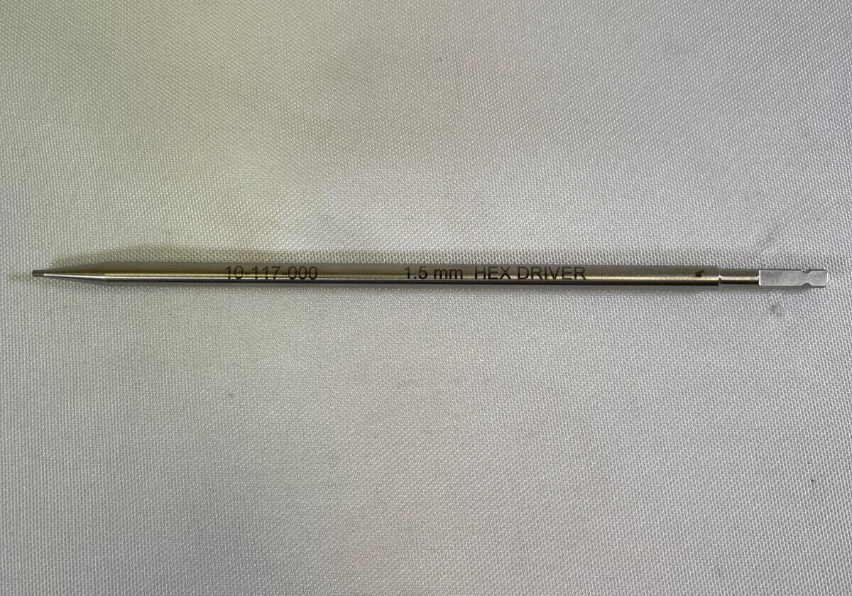 SYMMETRY 10-117-000 1.5mm Hex Driver Q/C End WL 6.25" — photo 1