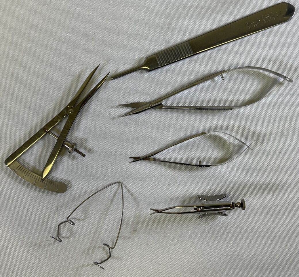 VARIOUS  33 Piece Storz Katena Ophthalmic Eye Muscle Tray w/ Sterilization Case — photo 7