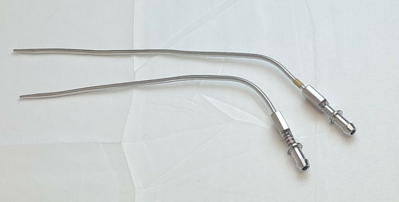 KARL STORZ 649183 B & 649183 C Suction & Irrigation Tube Curved ENT 2 PC Set