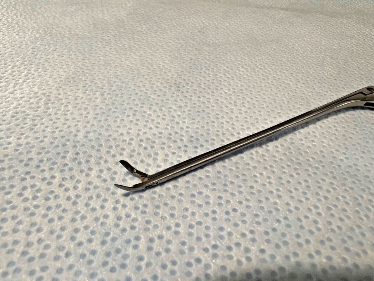 STORZ N1691 49 Hough-Crura Tonsil Nipper Forceps Curved Left — photo 4