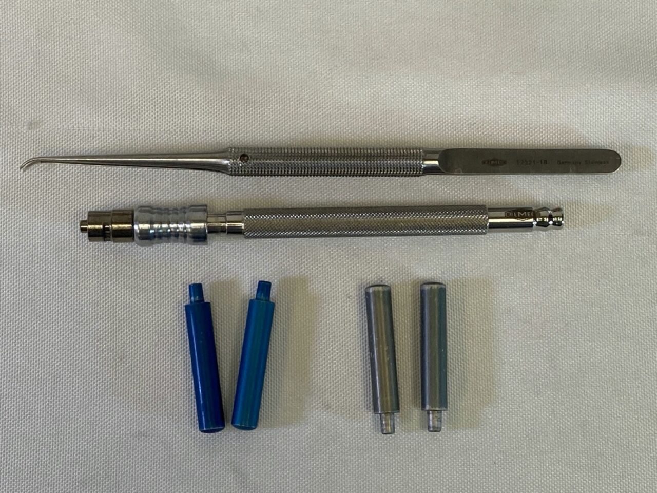 VARIOUS  12 Piece Codman Elmed Micro OBGYN Instrument Set w/ Sterilization Case — photo 8