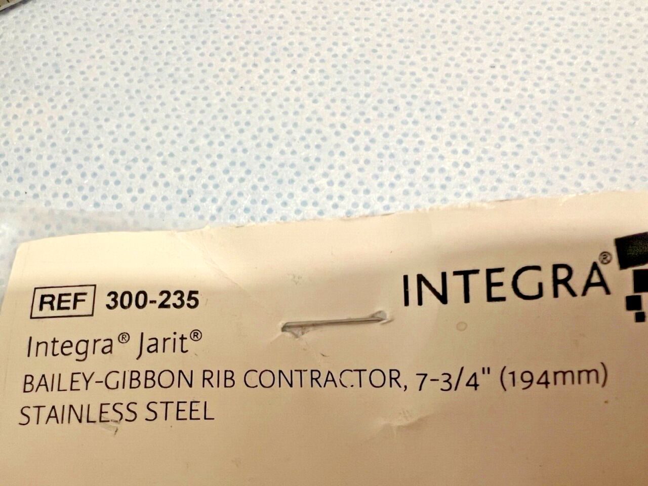 INTEGRA 300-235 Bailey-Gibbon Rib Contractor 7-3/4" — photo 2