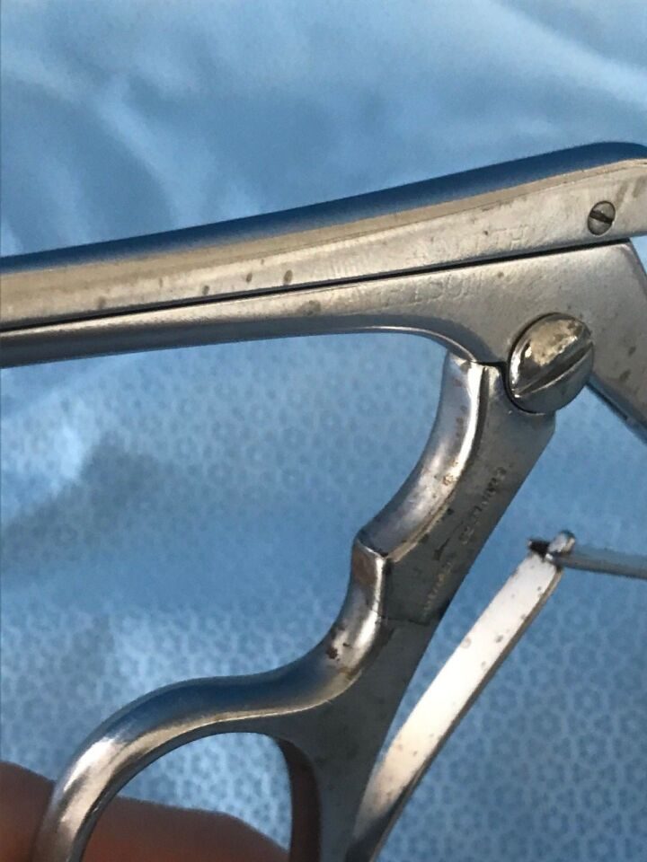 ZIMMER 3345 5mm X 90deg Up Ferris-Smith Kerrison Rongeur, 7" (17.8cm) Orthopedic — photo 3
