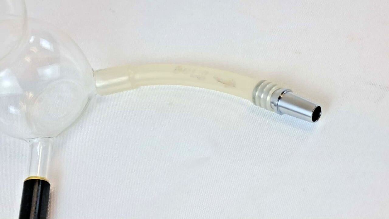R. WOLF 8558.03 & 8558.83 Ellik Evacuator Glass Body & Suction Rubber Bulb — photo 2