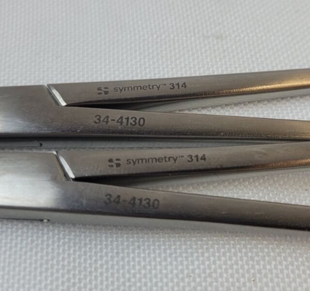 SYMMETRY 34-4130 Set of 2 Rochester-Ochsner Forceps, Straight, 8" — photo 3